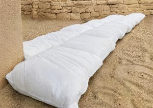 FloodSax deployed as a barrier